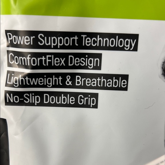 Crucial Black and White Knee Brace with Power Support - Picture 2 of 4